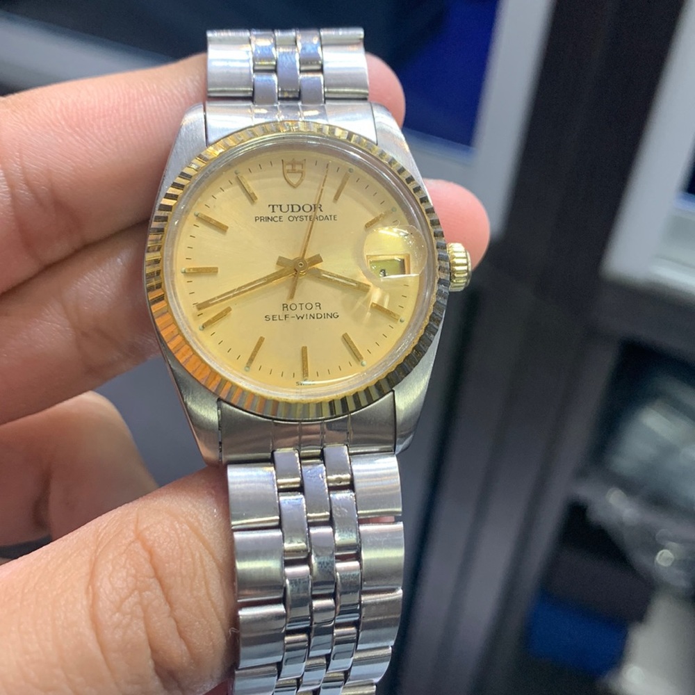 TUDOR PRINCE OYSTERDATE QUICKSET MENS WATCH